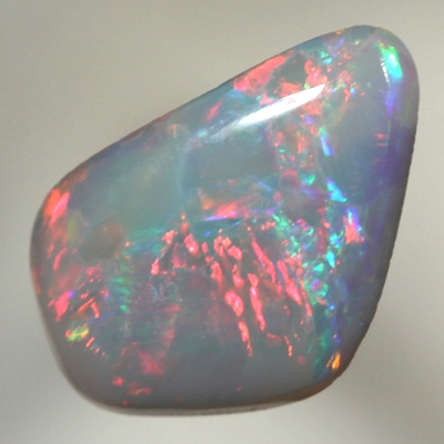 SOLID SEMI BLACK OPAL Bright and crisp red fire